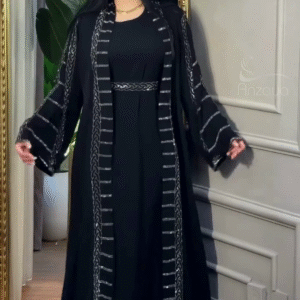 N-2 STONE WORK ABAYA